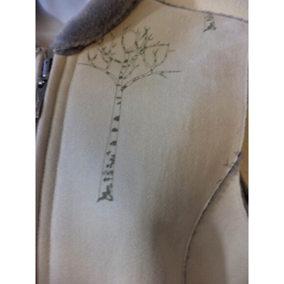 MONTANACO SAGE & GRAY REVERSIBLE EASY CARE FRONT ZIP WOMENS VEST SIZE M - Picture 4 of 7